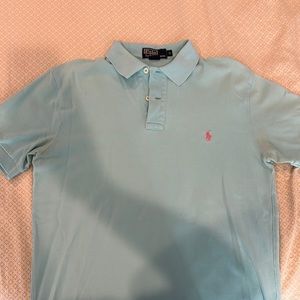 Polo Ralph Lauren light blue collard shirt